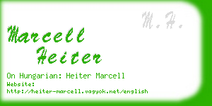 marcell heiter business card